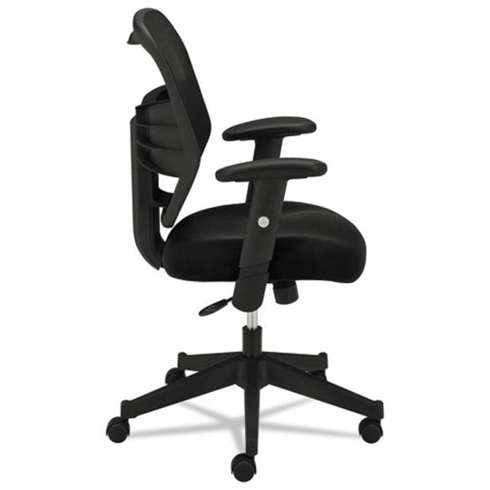 HON® VL531 MESH HIGH-BACK TASK CHAIR W/ADJUSTABLE ARMS - SUPPORTS UP TO 250 LB - BLACK