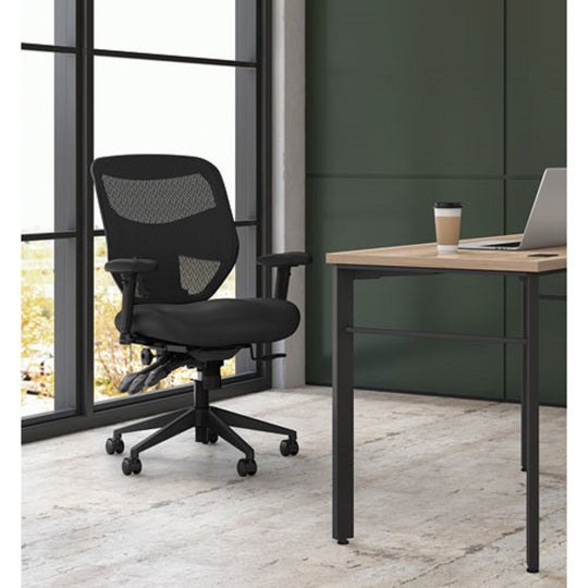 HON® VL531 MESH HIGH-BACK TASK CHAIR W/ADJUSTABLE ARMS - SUPPORTS UP TO 250 LB - BLACK