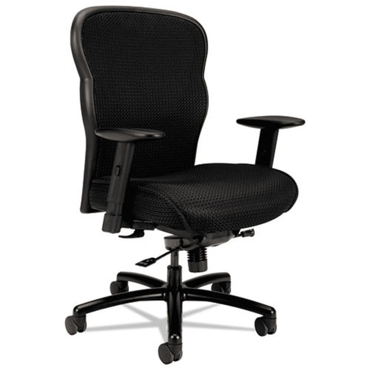 HON® WAVE MESH BIG AND TALL CHAIR - SUPPORTS UP TO 450 LB - BLACK