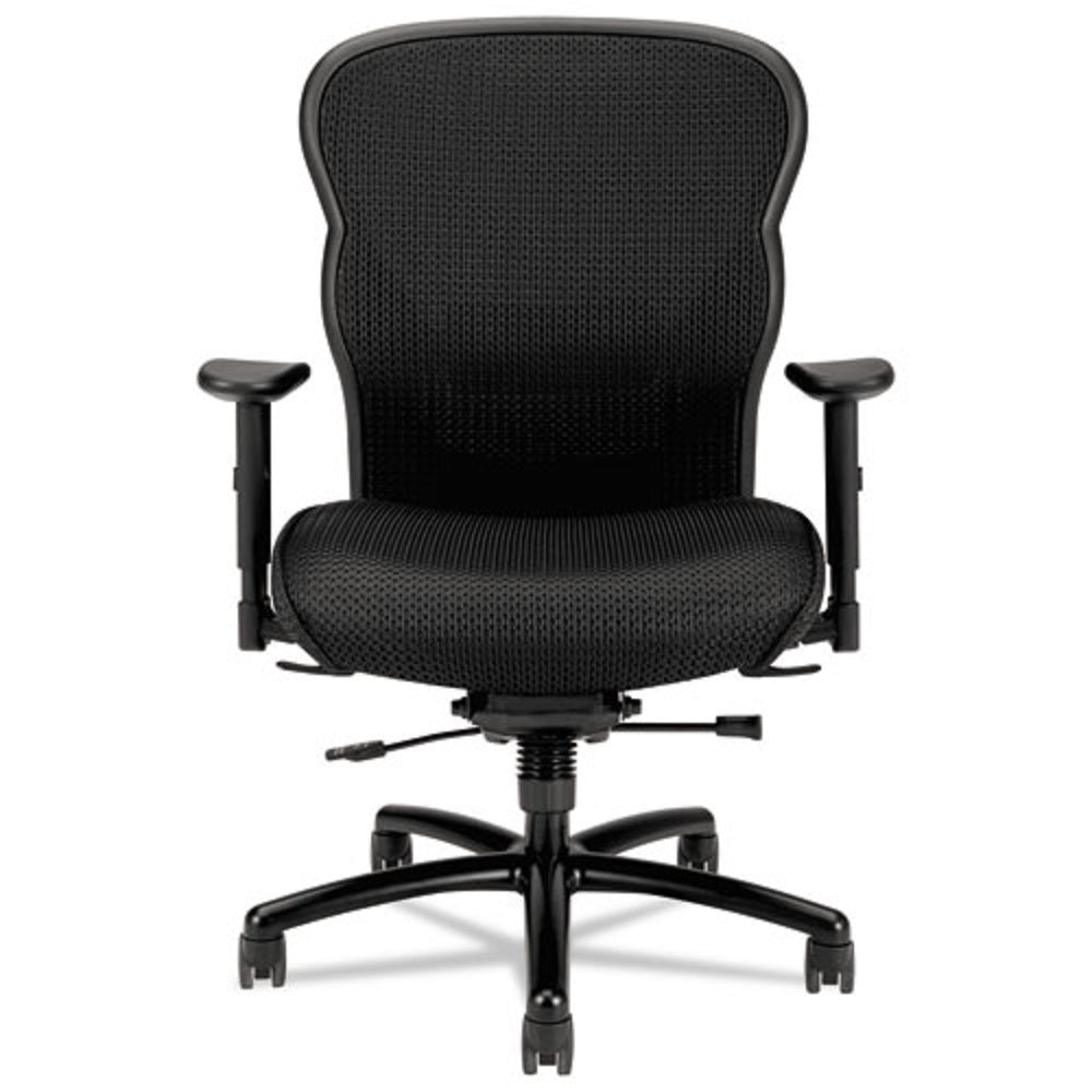 HON® WAVE MESH BIG AND TALL CHAIR - SUPPORTS UP TO 450 LB - BLACK