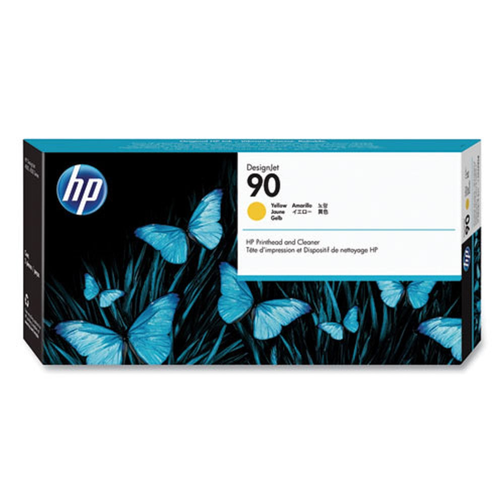 HP 90 YELLOW PRINTHEAD AND PRINTHEAD CLEANER