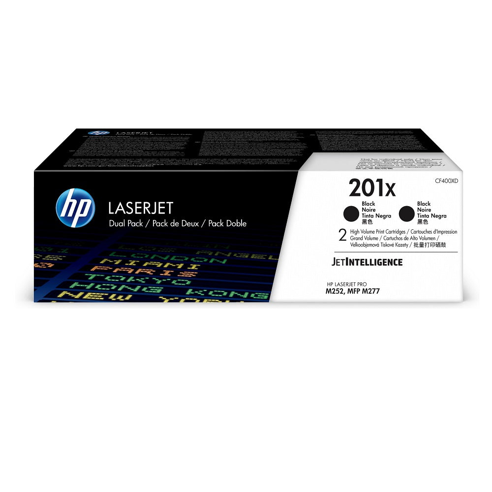 HP 201X HIGH YIELD BLACK ORIGINAL LASERJET TONER CARTRIDGE