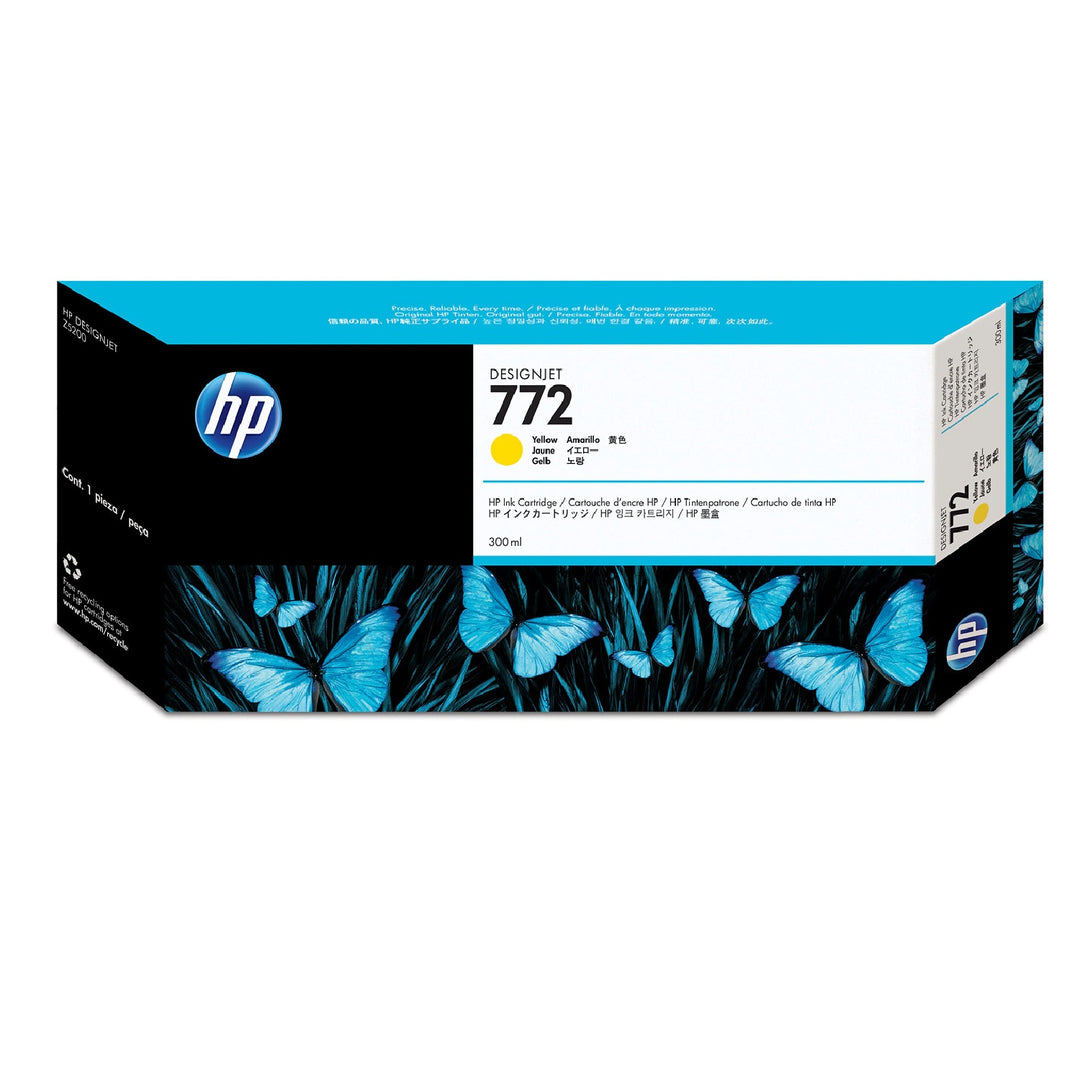 HP 772 ORIGINAL YELLOW INK CARTRIDGE