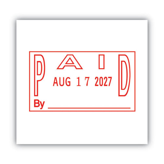 ES DATER - PAID + DATE, 1 x 1.81 - RED