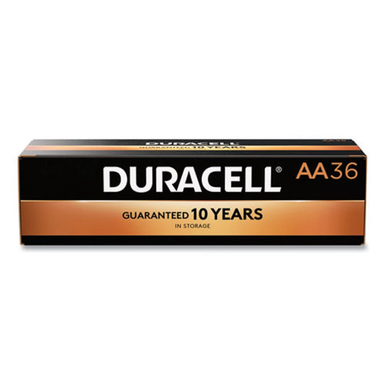 DURACELL® COPPERTOP ALKALINE AA BATTERIES - 36/PACK