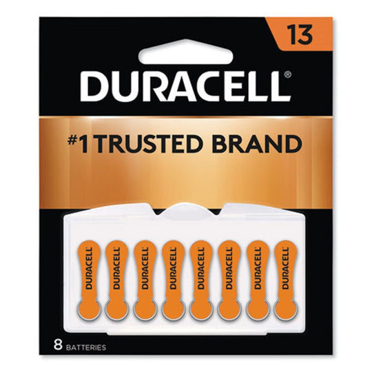 DURACELL® 13 HEARING AID BATTERY - 8/PACK