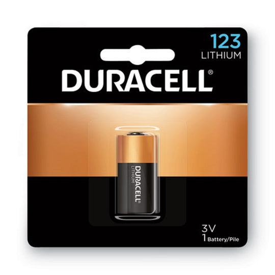 DURACELL® SPECIALTY HIGH POWER - 123  LITHIUM BATTERY  - 3 V