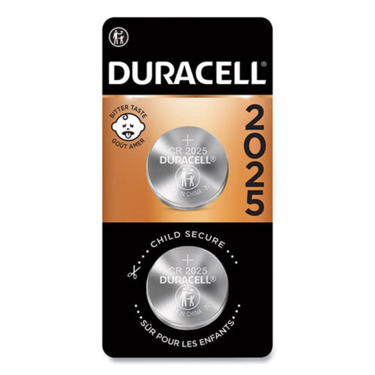 DURACELL® LITHIUM COIN BATTERIES - 2025 - 2/PACK