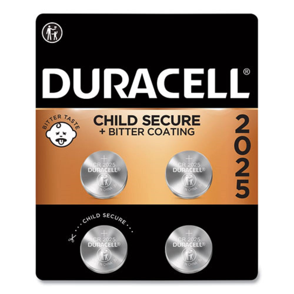 DURACELL® 2025 LITHIUM COIN BATTERIES - 4/PACK