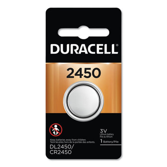 DURACELL® LITHIUM COIN BATTERIES - 2450 - 36/CARTON