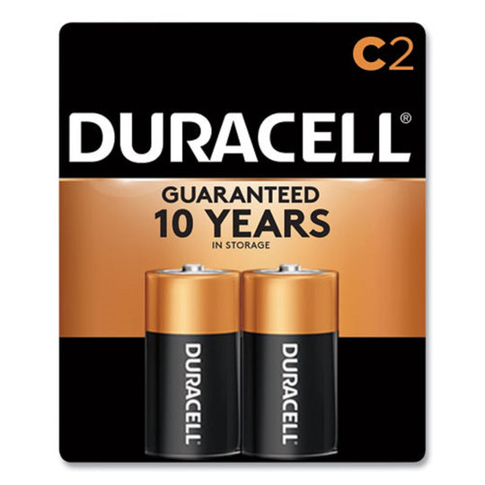 DURACELL® COPPERTOP ALKALINE C  BATTERIES - 2/PACK