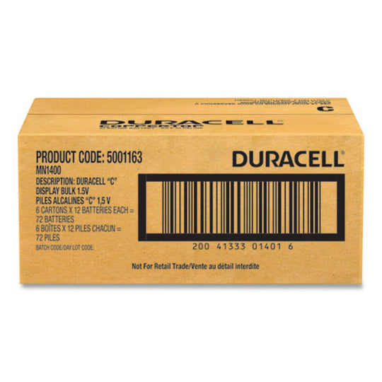 DURACELL® COPPERTOP ALKALINE C BATTERIES