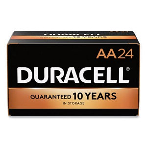 DURACELL COPPER TOP ALKALINE AA BATTERIES - 24/BOX