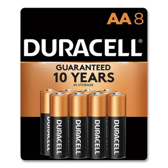 DURACELL® COPPERTOP ALKALINE AA BATTERIES - 8/PACK