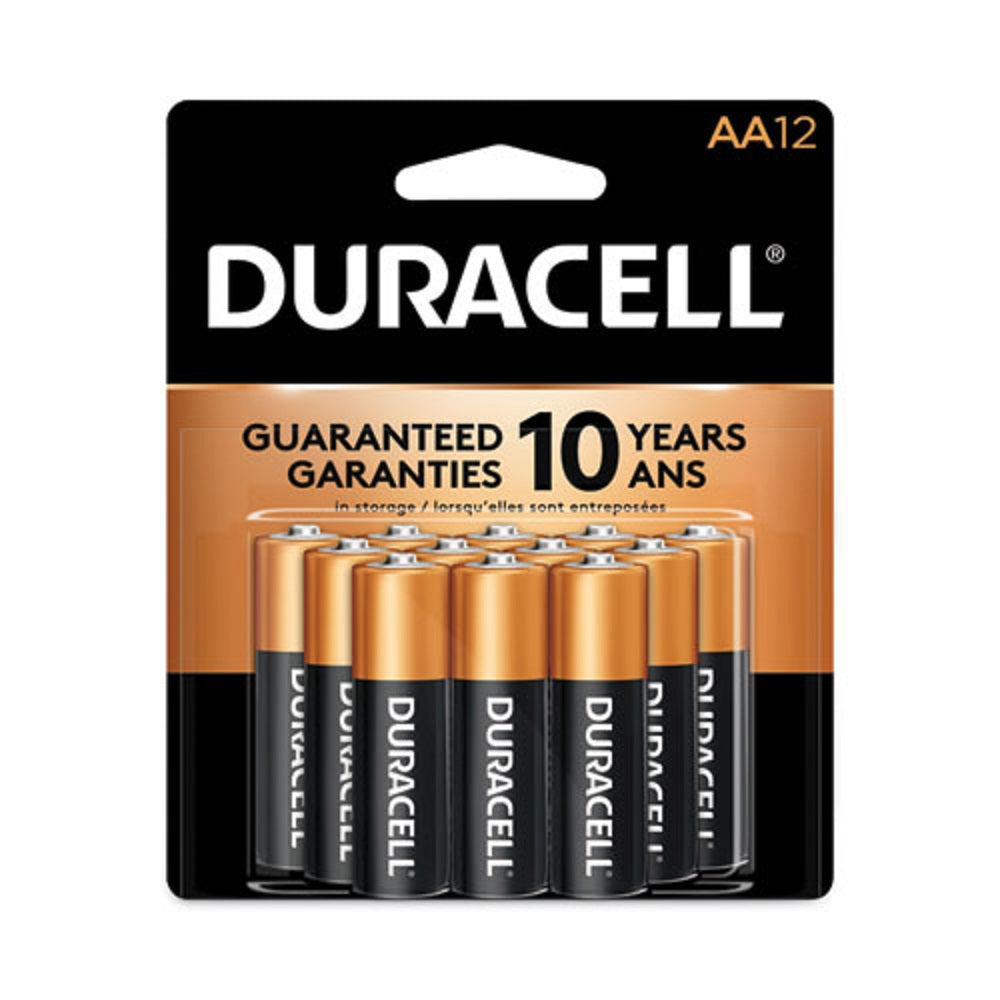 DURACELL® COPPERTOP ALKALINE AA BATTERIES - 12/PACK