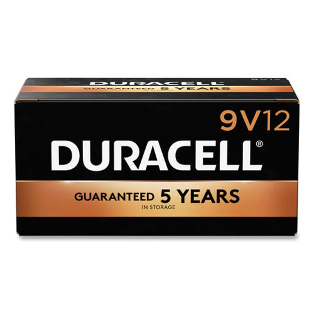 DURACELL® COPPERTOP ALKALINE 9V BATTERIES - 12/BOX