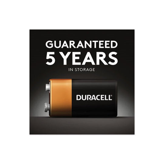 DURACELL® COPPERTOP ALKALINE 9V BATTERIES - 12/BOX