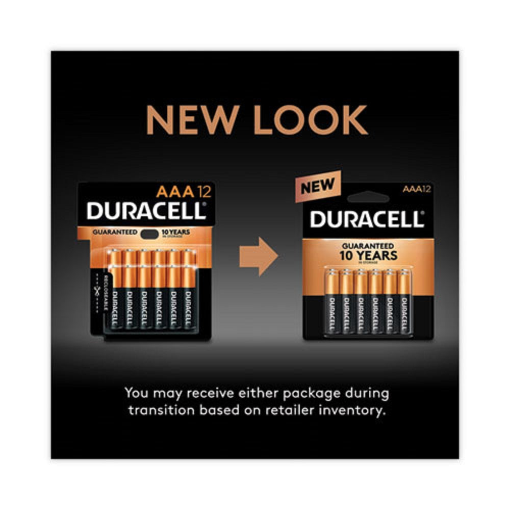 DURACELL® COPPERTOP ALKALINE AAA BATTERIES - 12/PACK