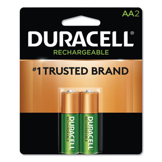 DURACELL® RECHARGEABLE STAYCHARGED NiMH BATTERIES - AA - 2/PACK