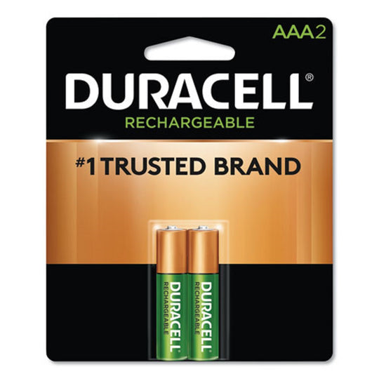 DURACELL® AAA RECHARGEABLE STAYCHARGED NiMH BATTERIES  - 2/PACK