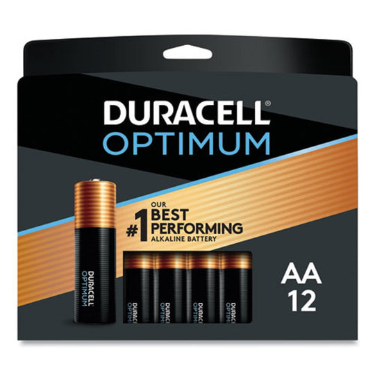 DURACELL® OPTIMUM ALKALINE AA BATTERIES - 12/PACK