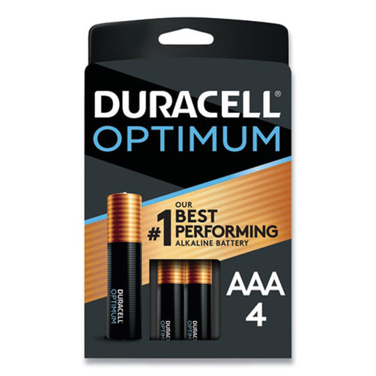 DURACELL® OPTIMUM ALKALINE AAA BATTERIES - 4/PACK