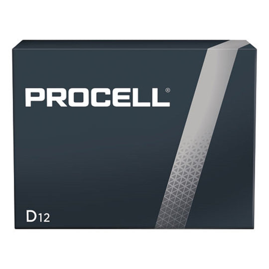 PROCELL ALKALINE D BATTERIES - 12/BOX