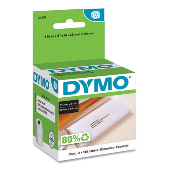 DYMO® LABELWRITER ADDRESS LABELS - 2 ROLLS/PACK