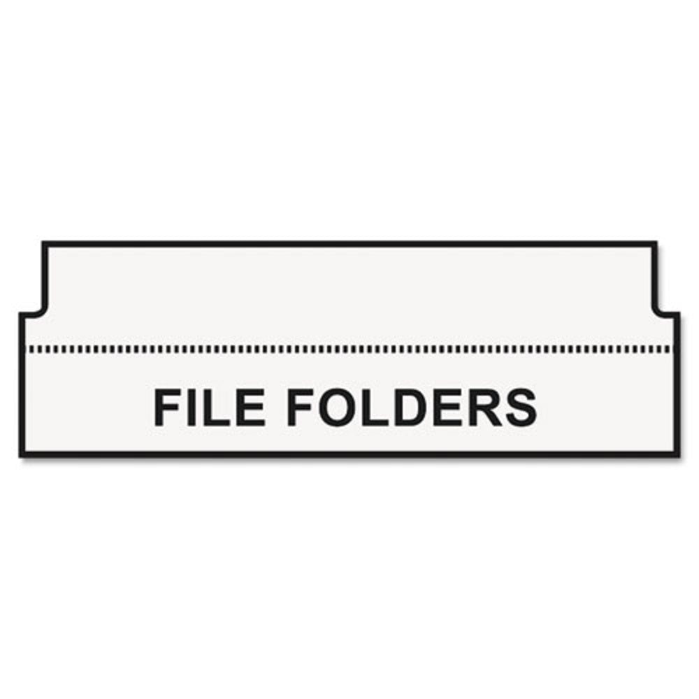 LABELWRITER HANGING FILE FOLDER TAB INSERTS - 260 LABELS/ROLL - WHITE