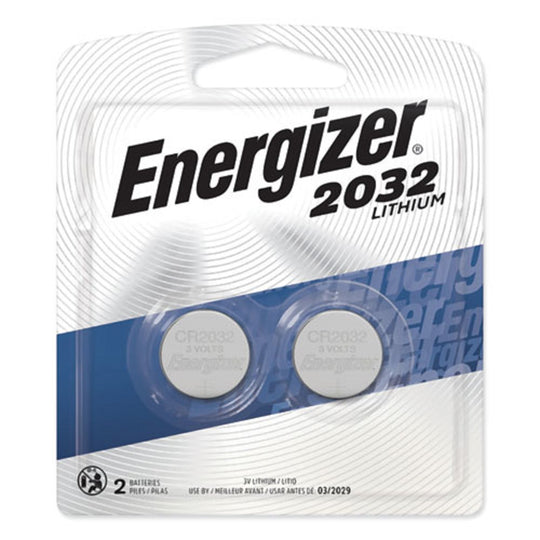 ENERGIZER® 2032 LITHIUM COIN BATTERIES - 2/PACK