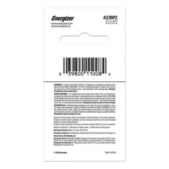 ENERGIZER® A23BPZ ALKALINE BATTERY