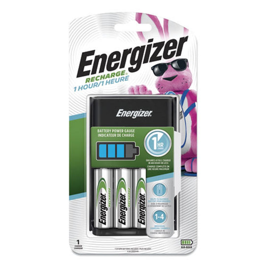 ENERGIZER® RECHARGE 1 HOUR CHARGER - FOR AA or AAA NiMH BATTERIES