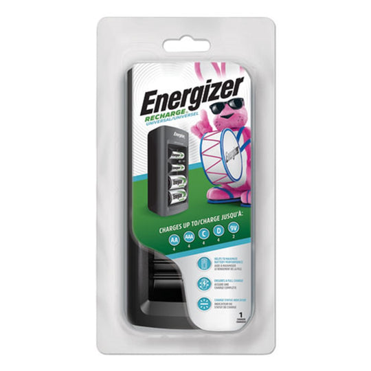 ENERGIZER® FAMILY BATTERY CHARGER - MULTIPLE BATTERY SIZES