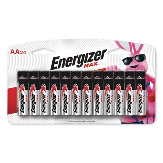 MAX ALKALINE AA BATTERIES - 24/PACK