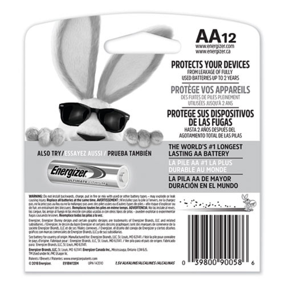 ENERGIZER® MAX ALKALINE AA BATTERIES - 12/PACK