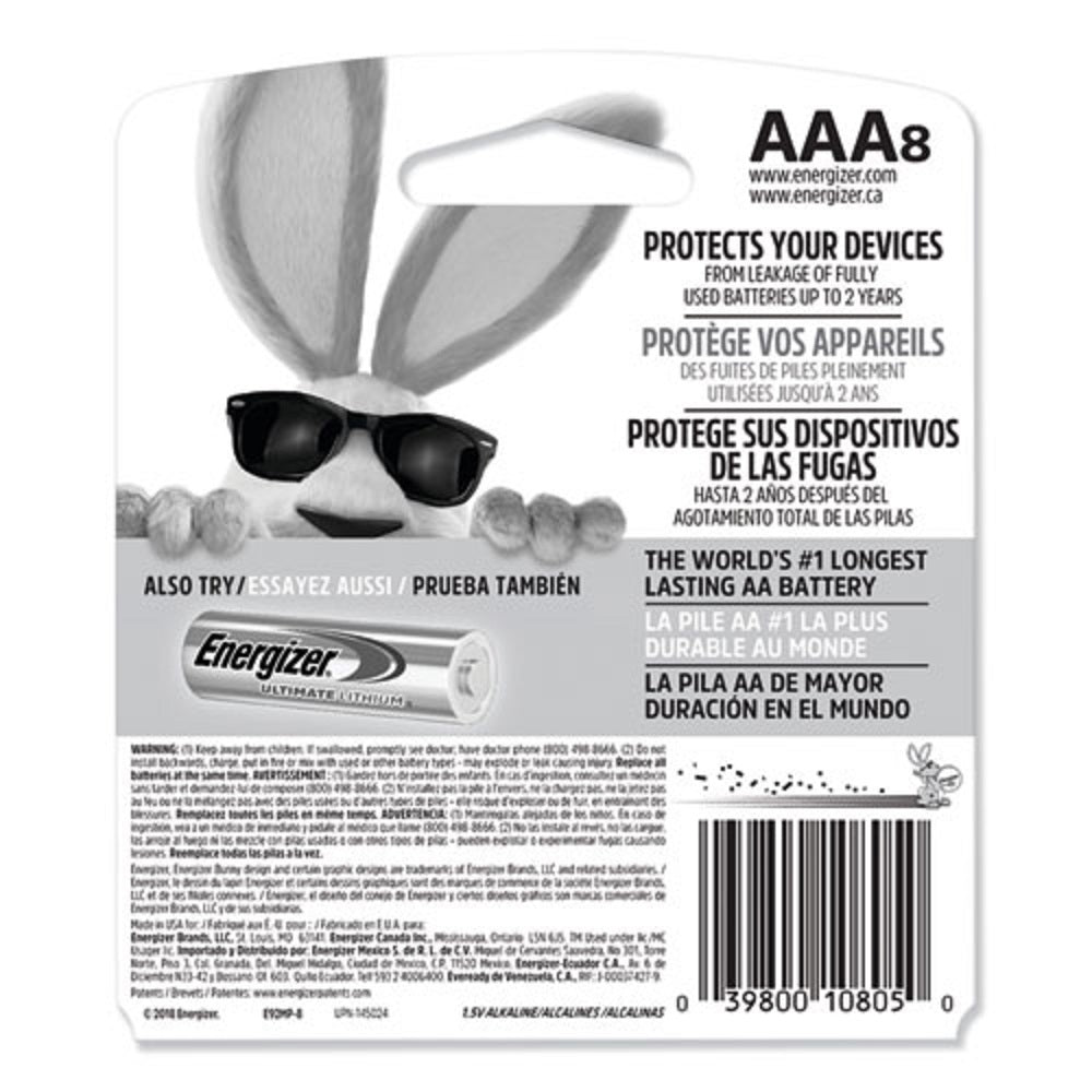 ENERGIZER® MAX ALKALINE AAA BATTERIES - 8/PACK