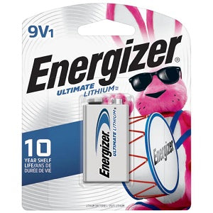 ENERGIZER® ULTIMATE LITHIUM 9V BATTERIES