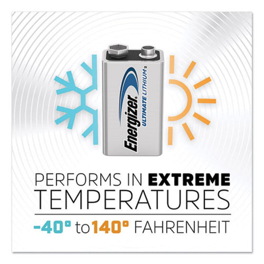 ENERGIZER® ULTIMATE LITHIUM 9V BATTERIES