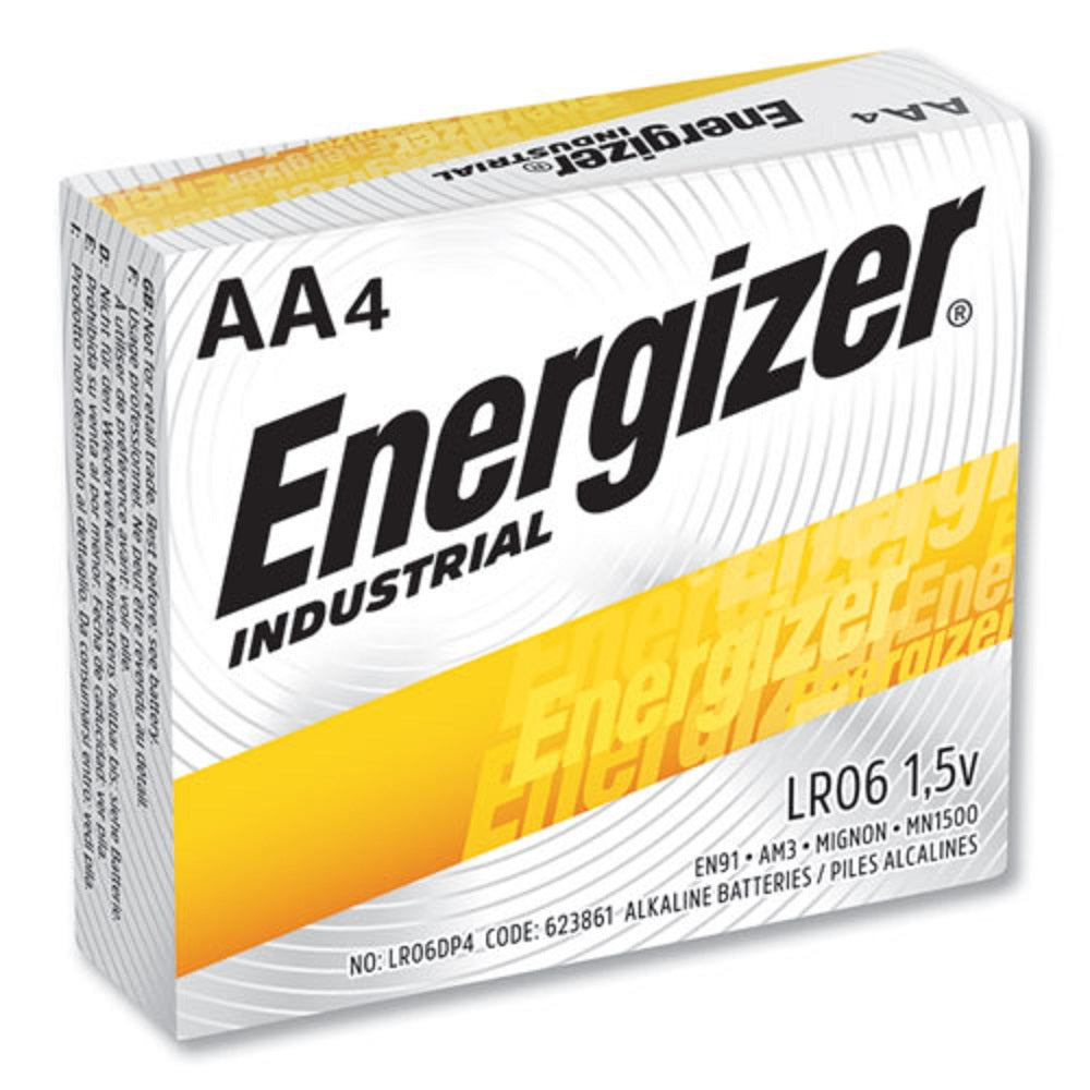 ENERGIZER INDUSTRIAL ALKALINE AA BATERIES