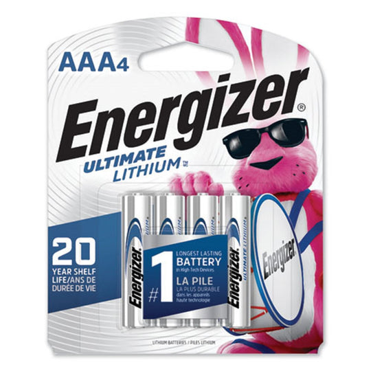 ENERGIZER® ULTIMATE LITHIUM AAA BATTERIES - 4/PACK