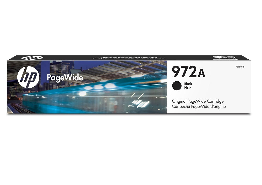 HP 972A ORIGINAL PAGEWIDE CARTRIDGE, BLACK