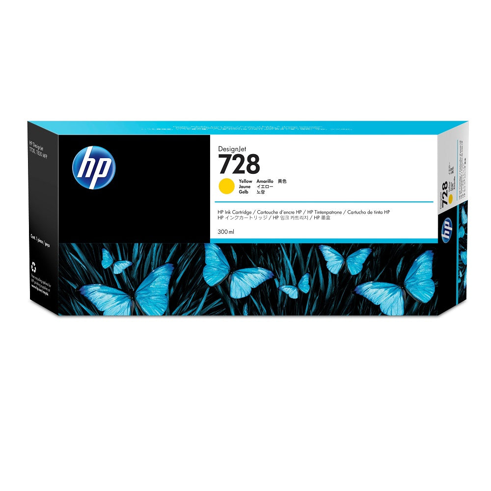 HP 728 YELLOW ORIGINAL INK CARTRIDGE