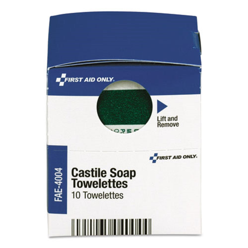 SMART COMPLIANCE CASTILE SOAP TOWELETTES - 10/BOX