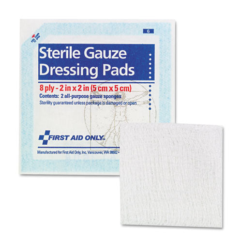 STERILE SMART COMPLIANCE GAUZE PADS - 8 PLY - DUAL  PADS/PACK