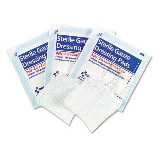 STERILE SMART COMPLIANCE GAUZE PADS - 8 PLY - DUAL  PADS/PACK