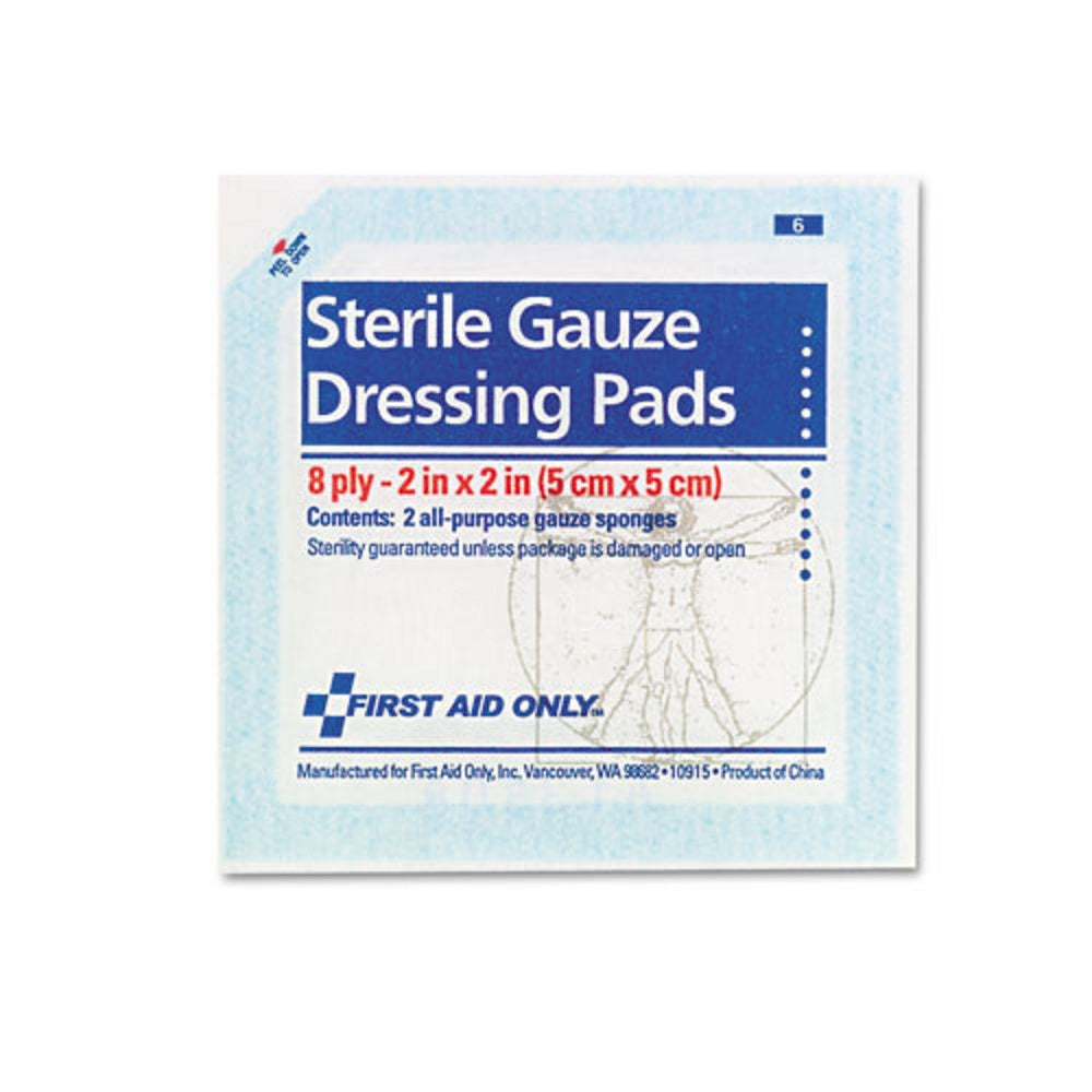 STERILE SMART COMPLIANCE GAUZE PADS - 8 PLY - DUAL  PADS/PACK