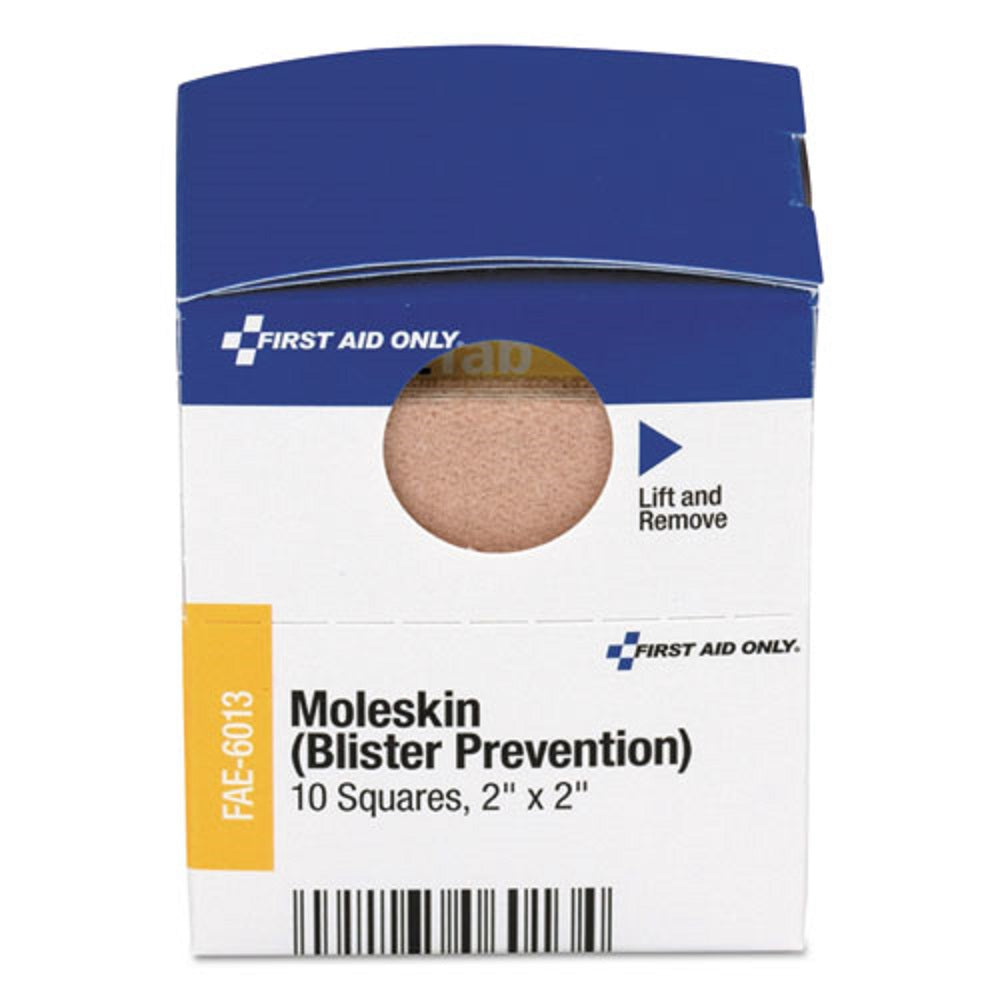 SMART COMPLIANCE MOLESKIN/BLISTER PROTECTION - 2" SQUARES - 10/BOX