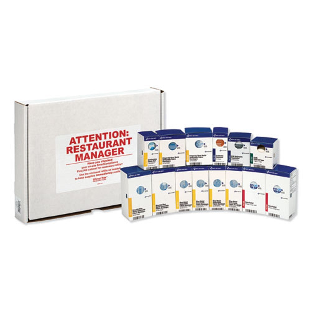 SMART COMPLIANCE RESTAURANT - FIRST AID CABINET REFILL - 214 PIECES