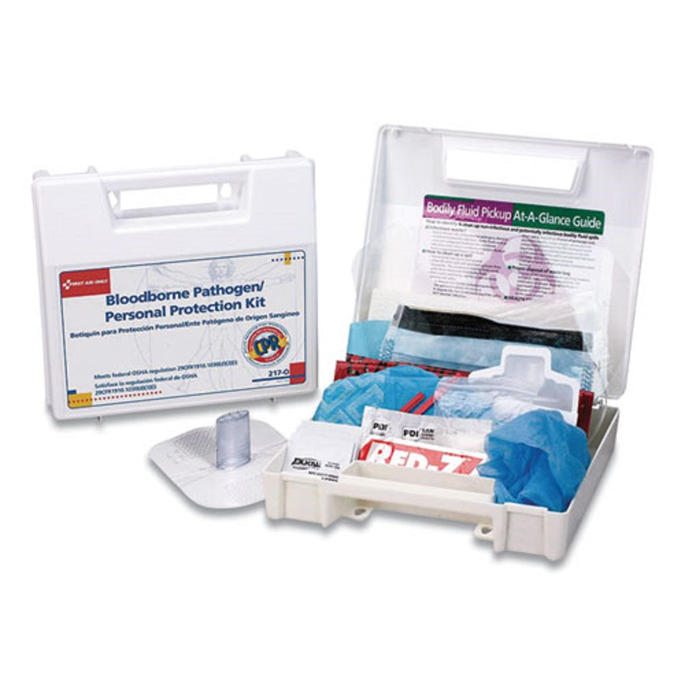 BLOODBORNE PATHOGEN AND PERSONAL PROTECTION KIT WITH MICRO SHIELD - 26 PIECES