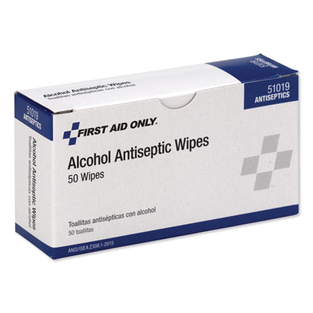 FIRST AID ALCOHOL PADS - 50/BOX